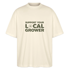 LOCAL GROWER Oversized Unisex Bio T-Shirt - Natur