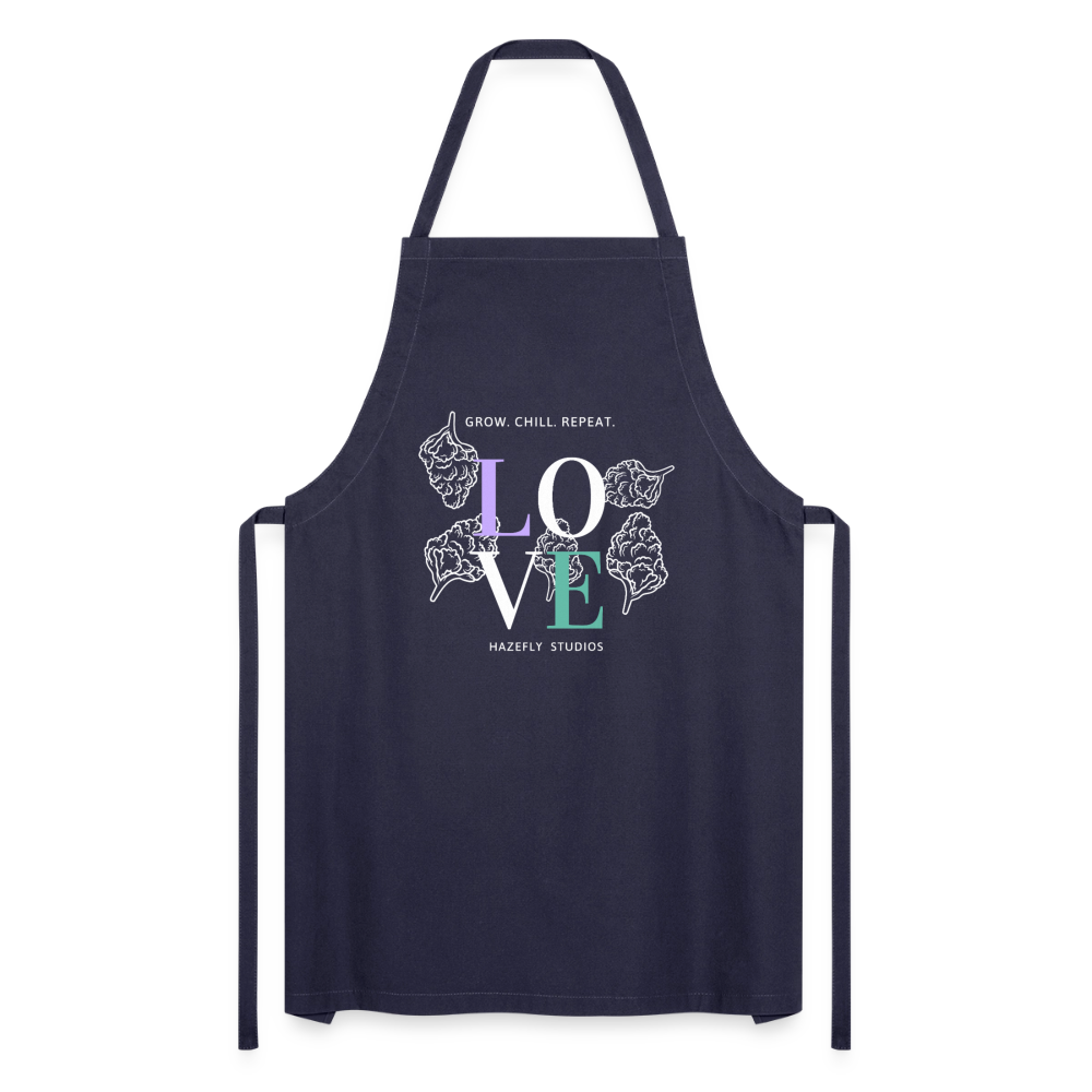 GROW. CHILL. REPEAT. Kochschürze - Navy