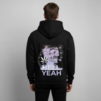 HELL YEAH Oversized Unisex Bio-Hoodie - Schwarz