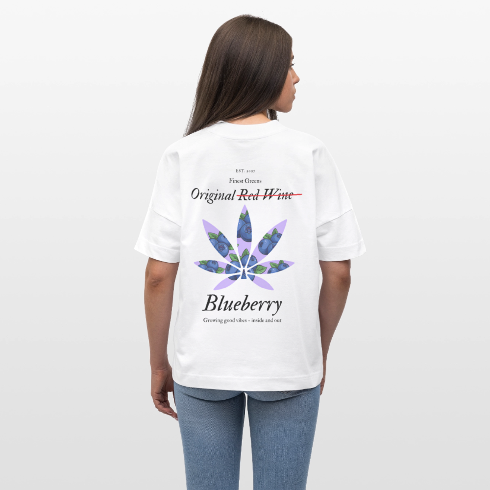 TRUE BERRY Oversized Unisex Bio T-Shirt - Weiß