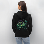 GLOW GARDEN Unisex Bio-Hoodie - Schwarz