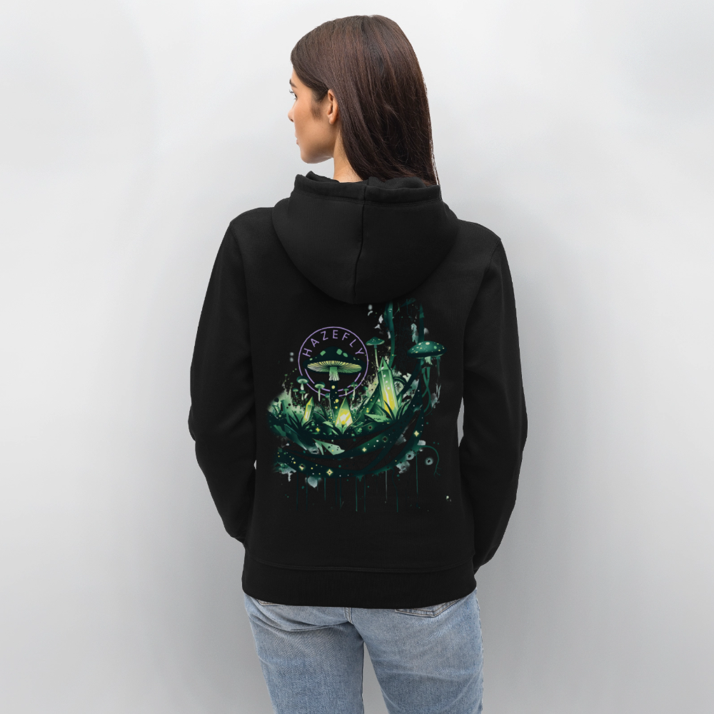 GLOW GARDEN Unisex Bio-Hoodie - Schwarz