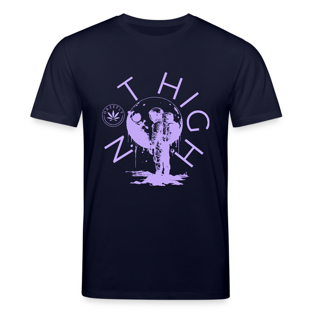 NOT HIGH Unisex Bio-T-Shirt - Navy