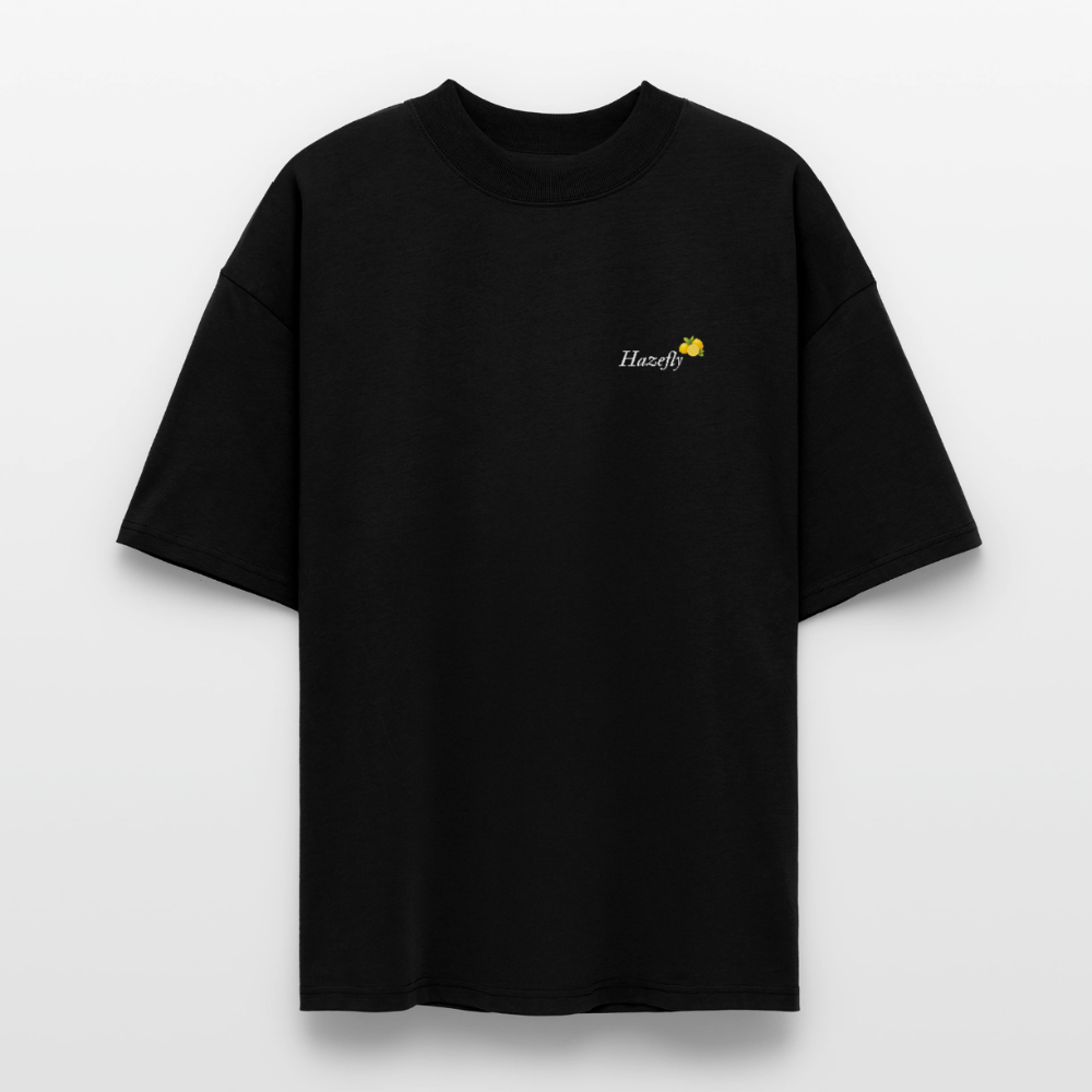 TRUE LEMON Oversized Unisex Bio T-Shirt - Schwarz