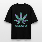 GELATO Oversized Unisex Bio T-Shirt - Schwarz