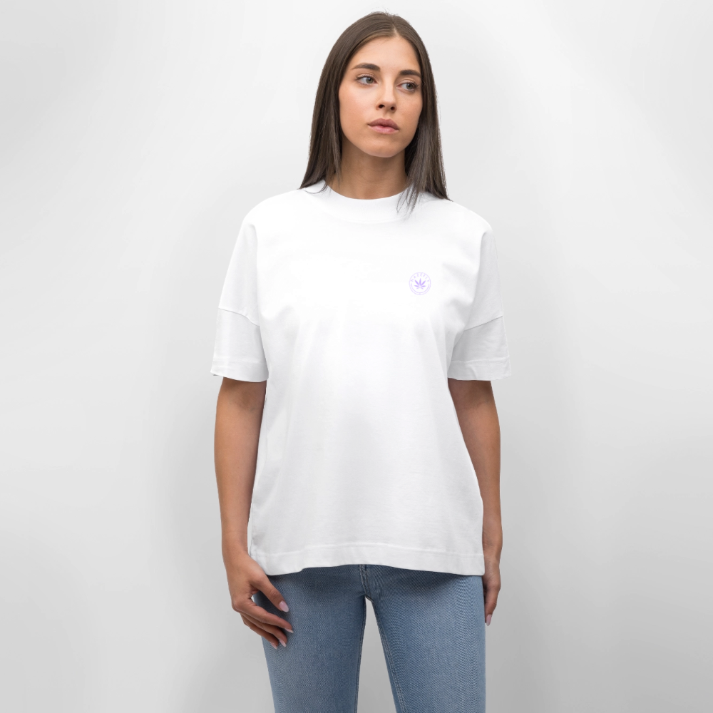PUMPKIN VIBE Oversized Unisex Bio T-Shirt - Weiß