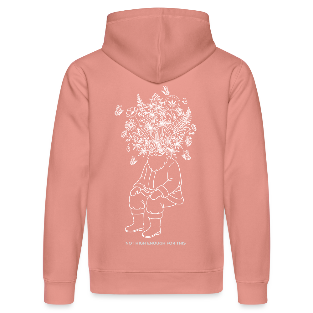 NOT HIGH ENOUGH Unisex Bio-Hoodie - Altrosa