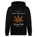 TRUE ORANGE Unisex Bio-Kapuzenjacke - Schwarz