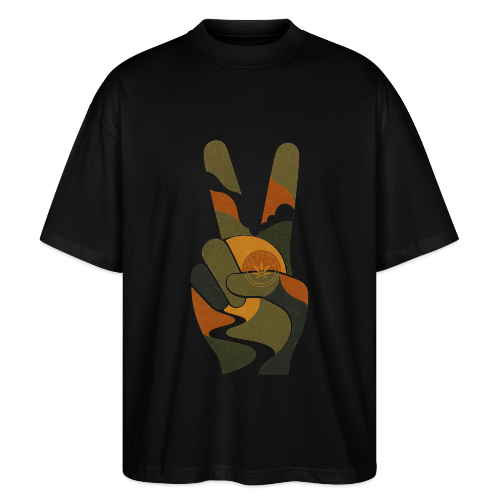 INNER PEACE Unisex Oversized Bio-T-Shirt - Schwarz
