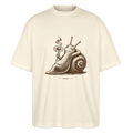 SLOW BURN Unisex Oversized Bio-T-Shirt - Natur