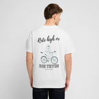 RIDE HIGH Oversized Unisex Bio T-Shirt - Weiß