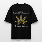 TRUE LEMON Oversized Unisex Bio T-Shirt - Schwarz