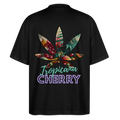 TROPICANA CHERRY Oversized Unisex Bio T-Shirt - Schwarz