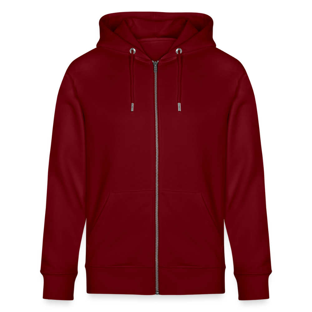 DR. ZOMBIE Unisex Bio-Kapuzenjacke - Burgunderrot