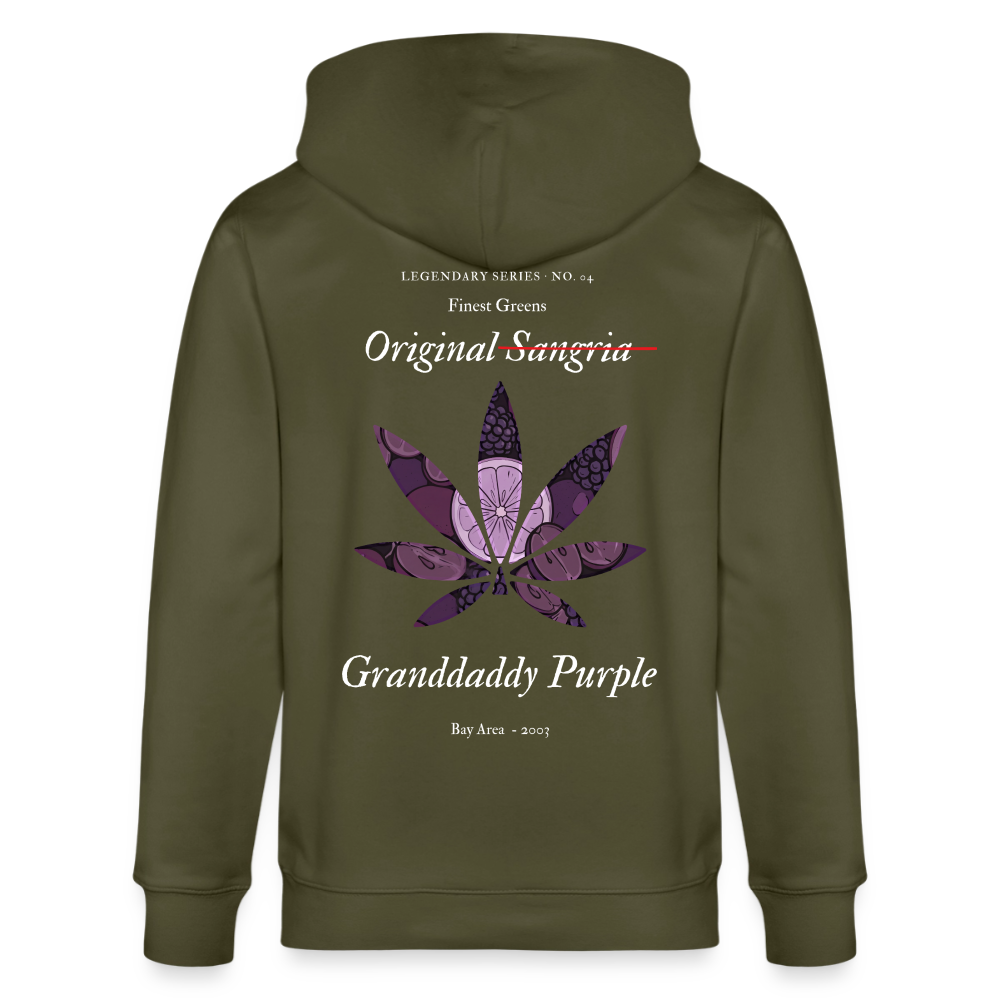 TRUE GRAPE Unisex Bio-Kapuzenjacke - Khaki