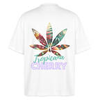TROPICANA CHERRY Oversized Unisex Bio T-Shirt - Weiß