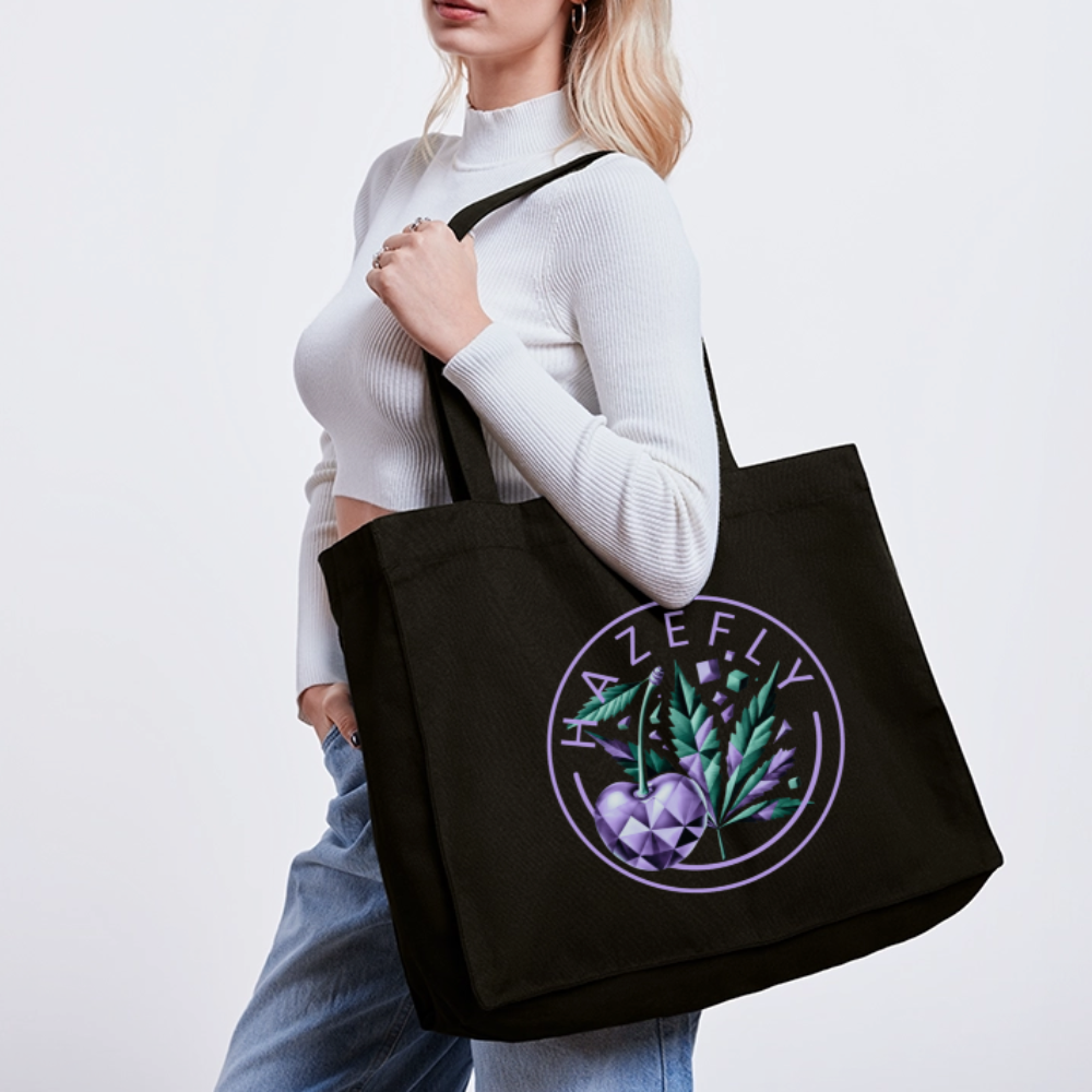 CHERRY PUNCH recycelter Shopping Bag - Schwarz