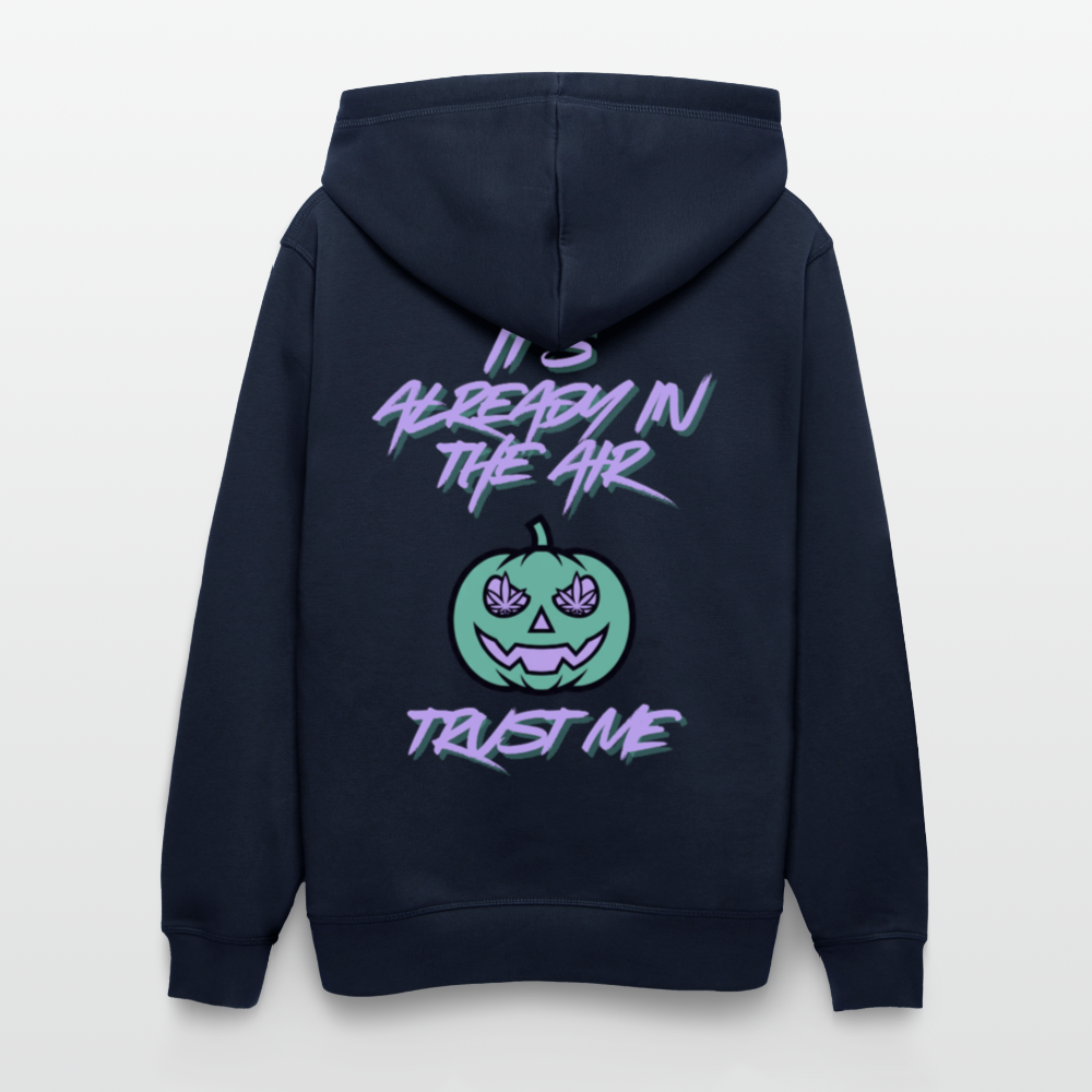 PUMPKIN VIBE Unisex Bio-Hoodie - French Navy