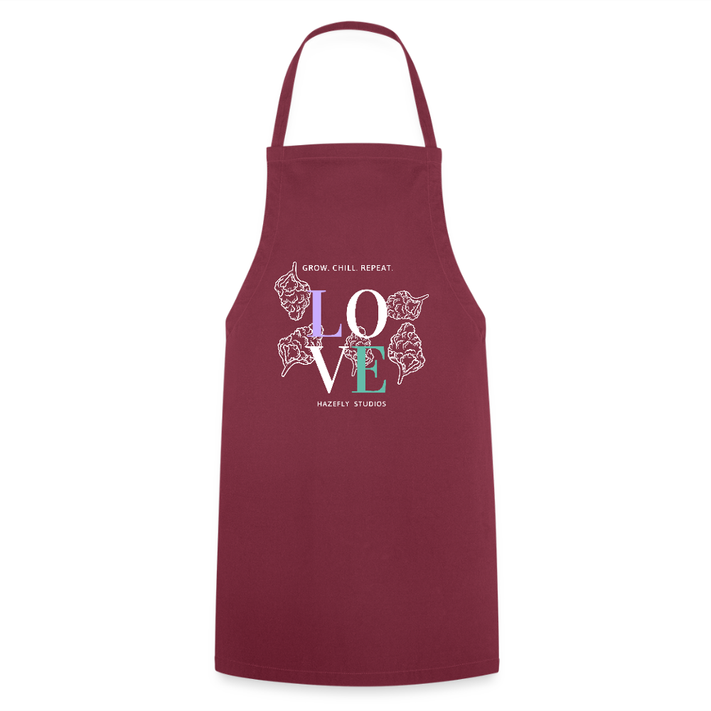 GROW. CHILL. REPEAT. Kochschürze - Bordeaux
