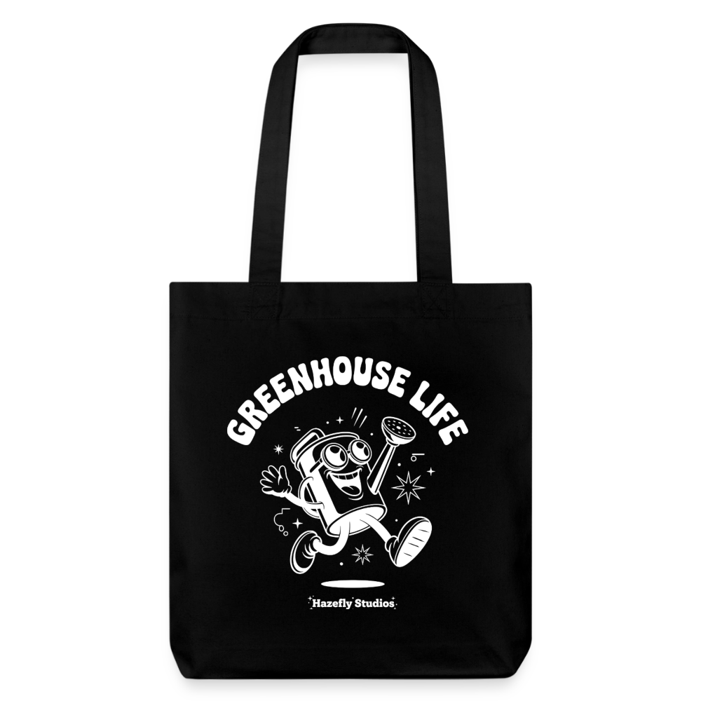 GREENHOUSE LIFE recycelter Heavyweight Stoffbeutel - Schwarz