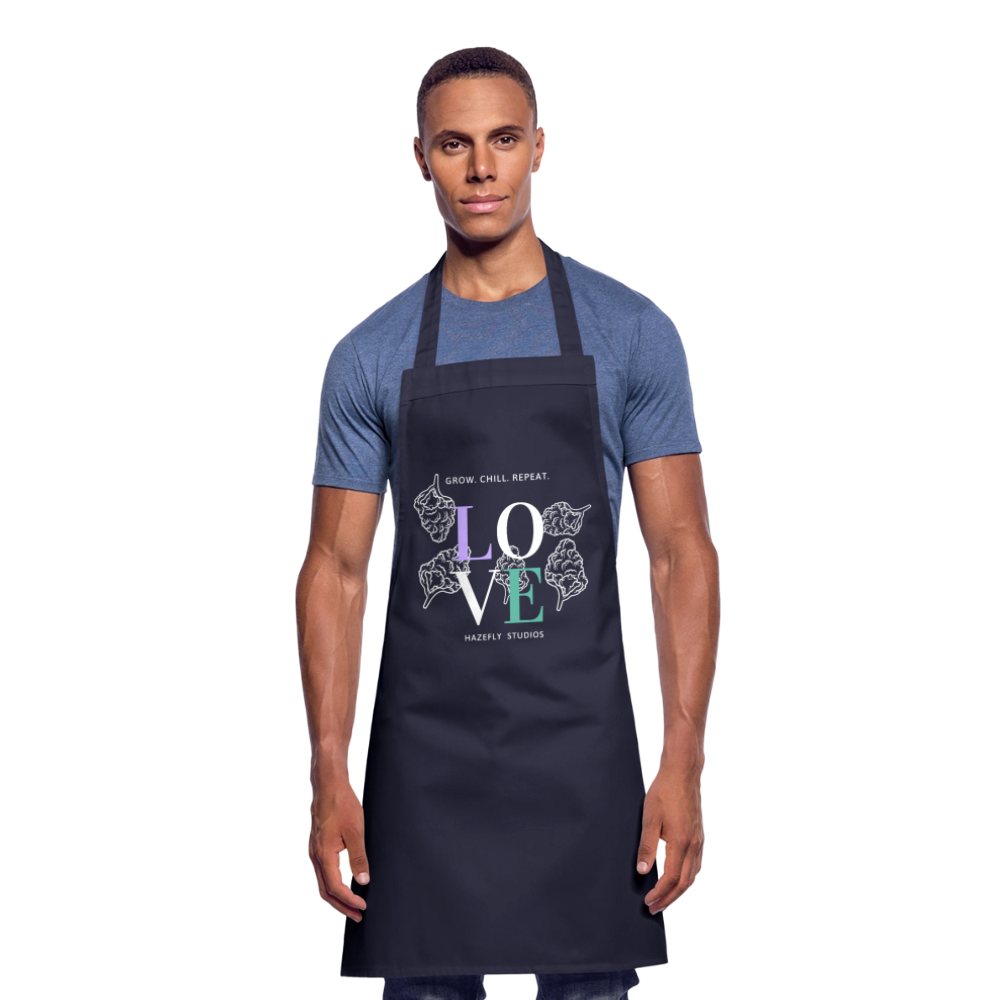 GROW. CHILL. REPEAT. Kochschürze - Navy