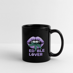 EDIBLE LOVER Tasse einfarbig - Schwarz