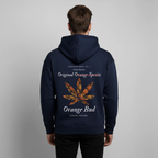 TRUE ORANGE Oversized Unisex Bio-Hoodie - Navy