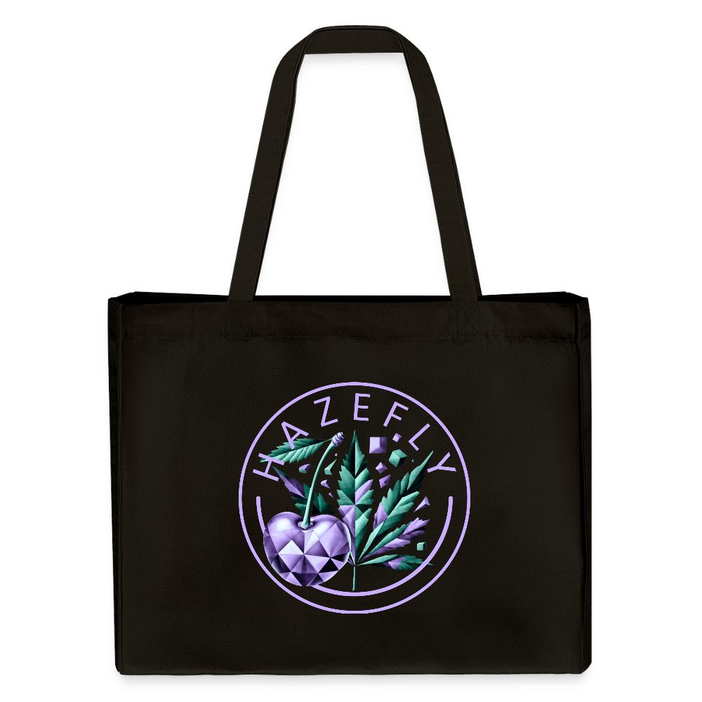 CHERRY PUNCH recycelter Shopping Bag - Schwarz