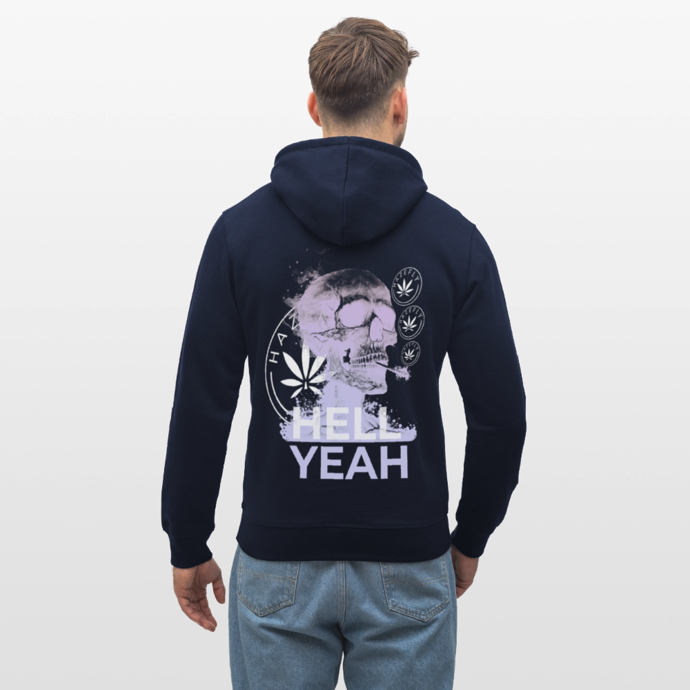 HELL YEAH Unisex Bio-Hoodie - French Navy