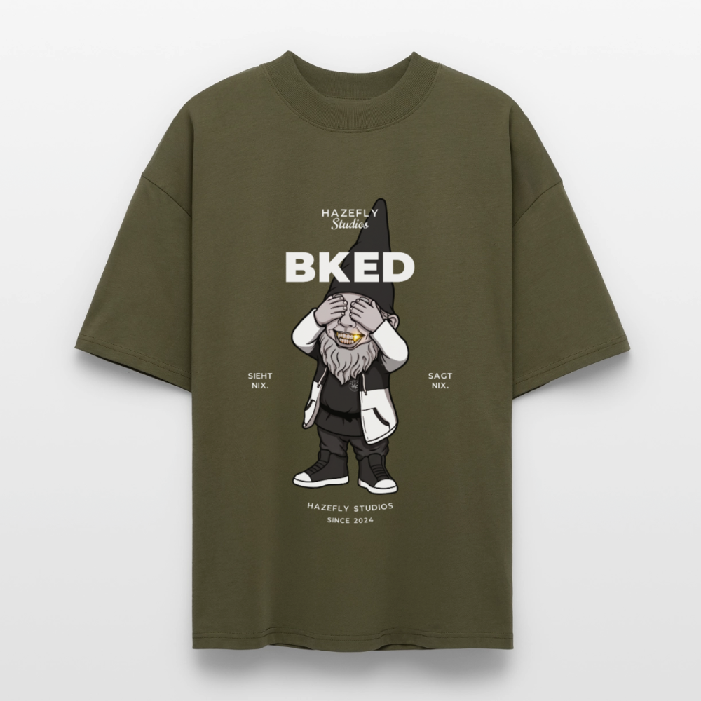 BKED Unisex Oversized Bio-T-Shirt - Khaki