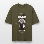 BKED Unisex Oversized Bio-T-Shirt - Khaki