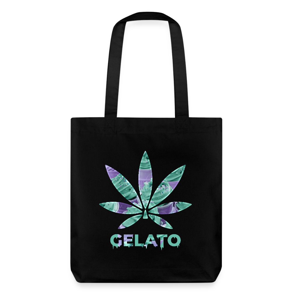 GELATO recycelter Heavyweight Stoffbeutel - Schwarz