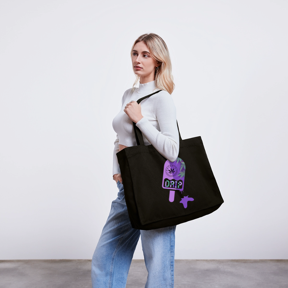 ICE CREAM recycelter Shopping Bag - Schwarz