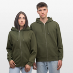 710 VIBES Unisex Bio-Kapuzenjacke - Khaki