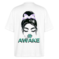 AWAKE Oversized Unisex Bio T-Shirt - Weiß