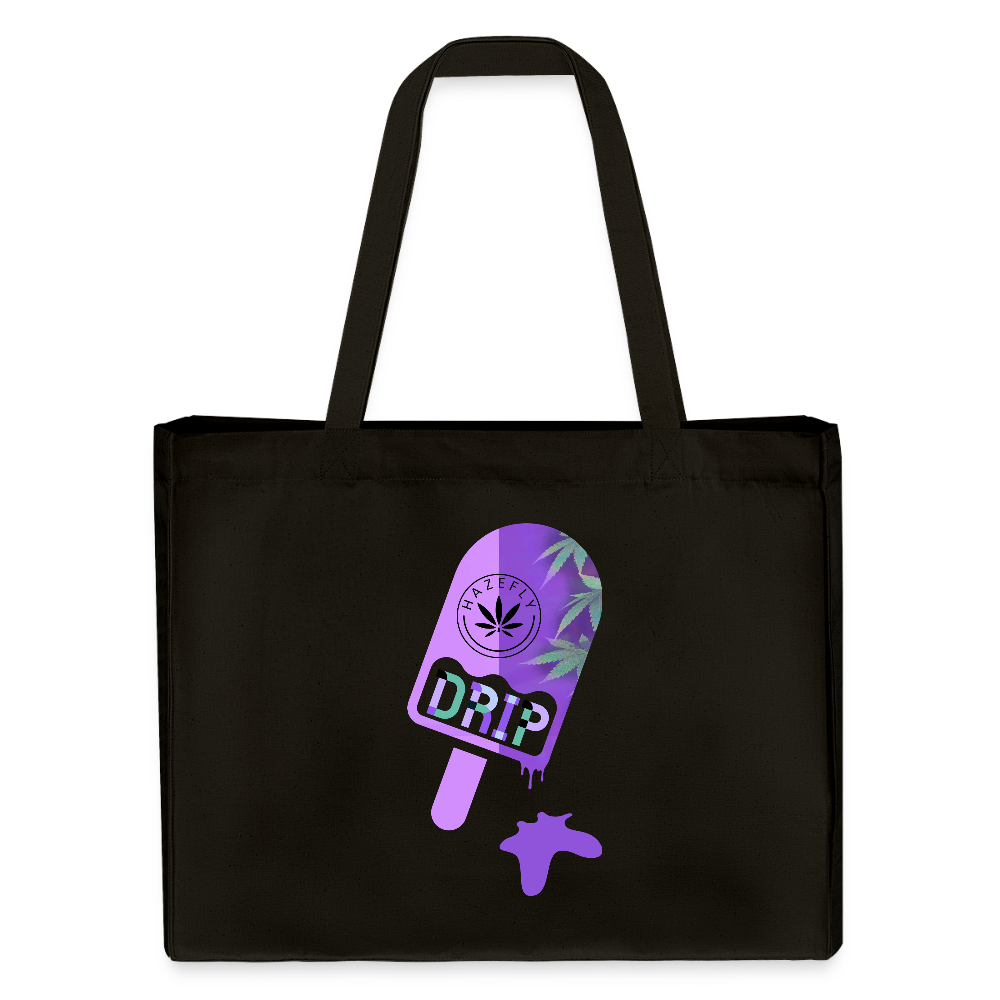 ICE CREAM recycelter Shopping Bag - Schwarz