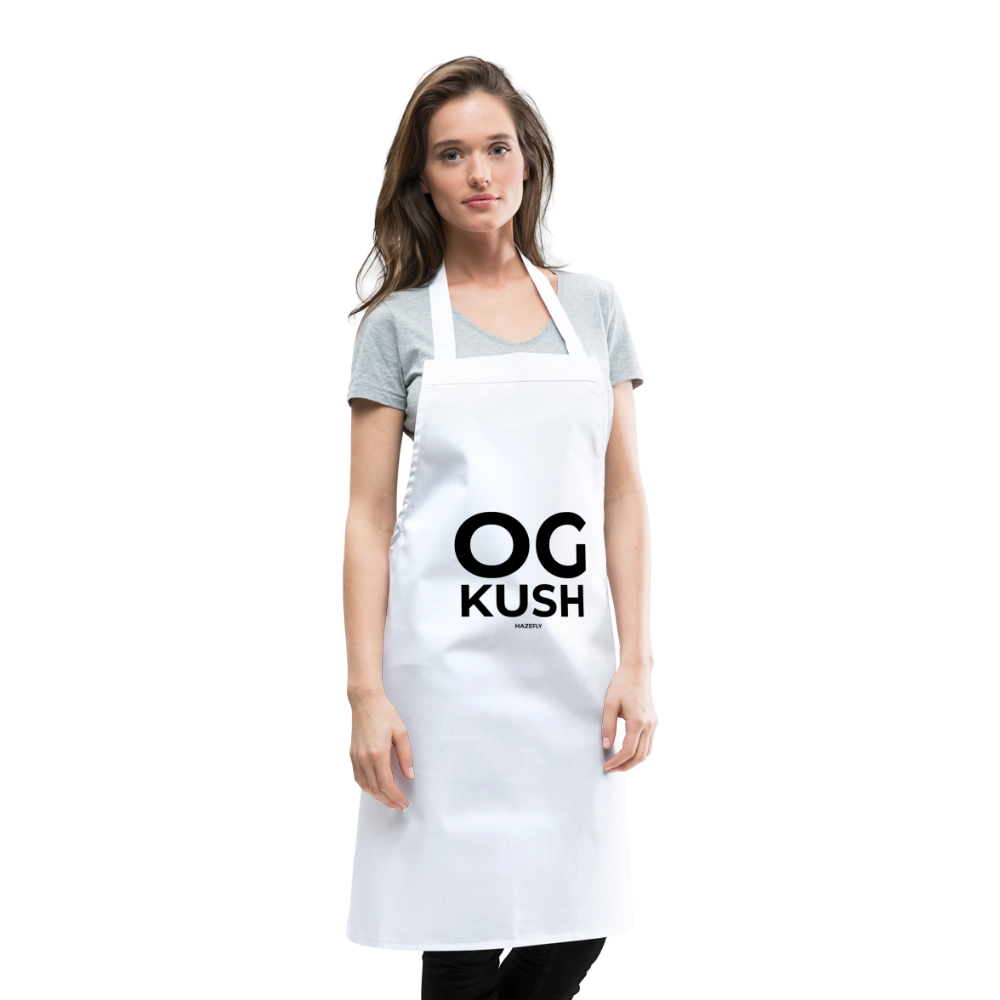 OG KUSH Kochschürze - Weiß