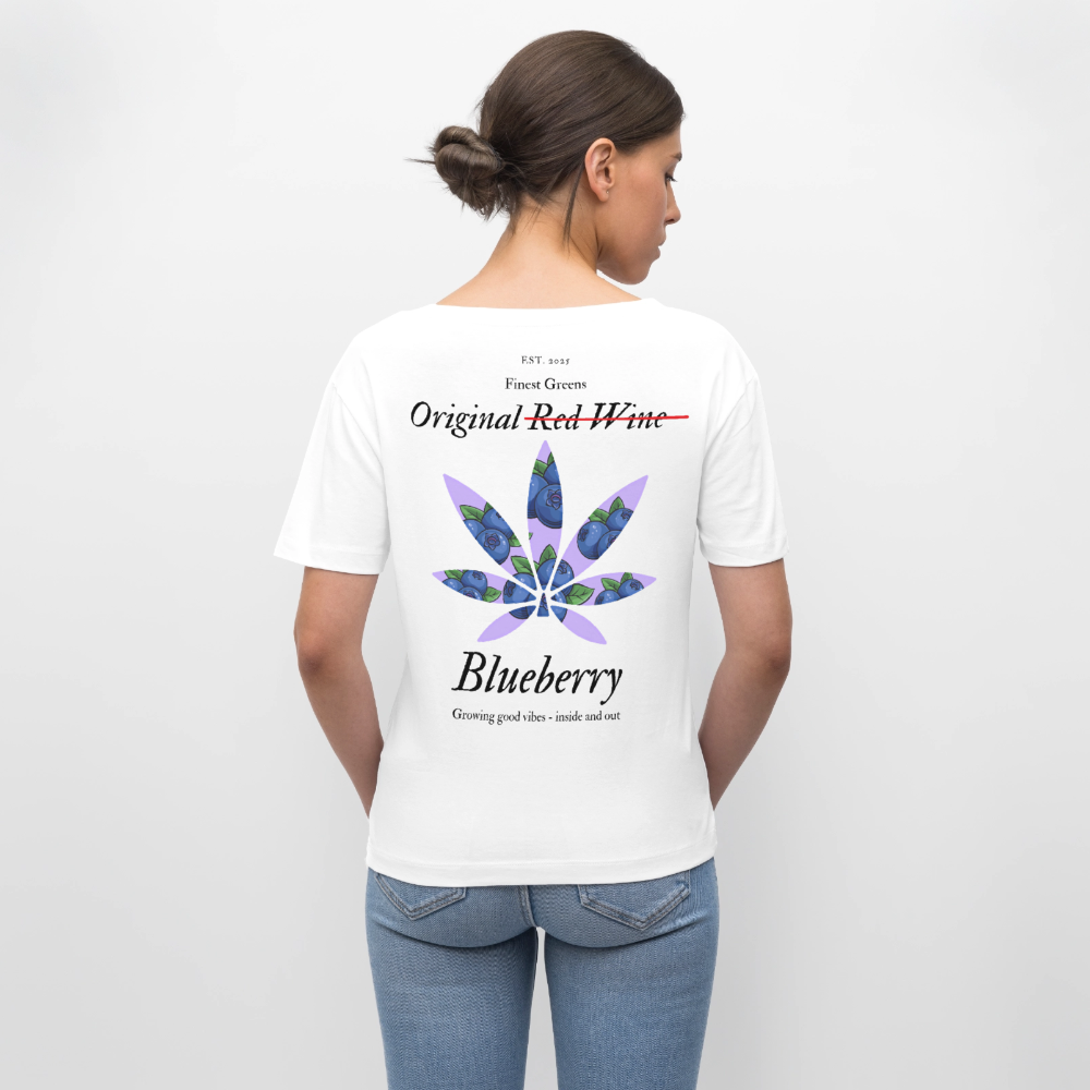 TRUE BERRY Relaxed Frauen Bio-T-Shirt - Weiß