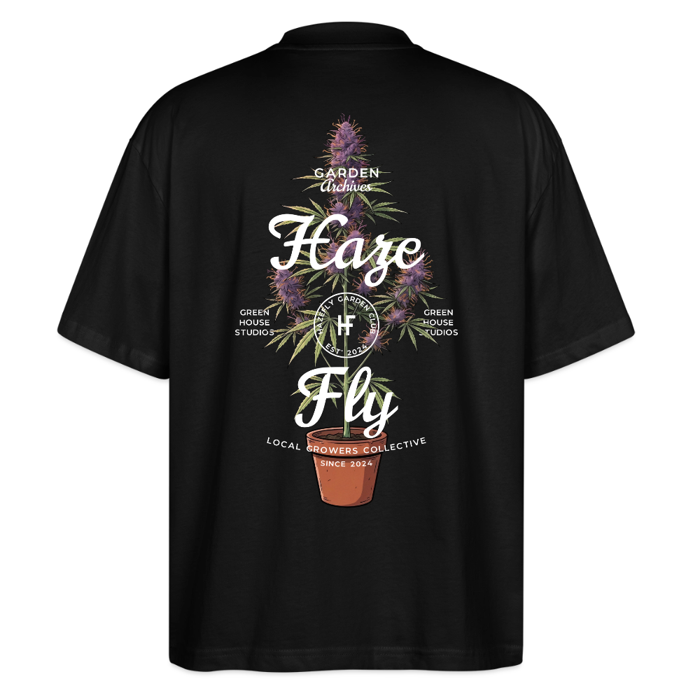 GROW COLLECTIVE Unisex Oversized Bio-T-Shirt - Schwarz