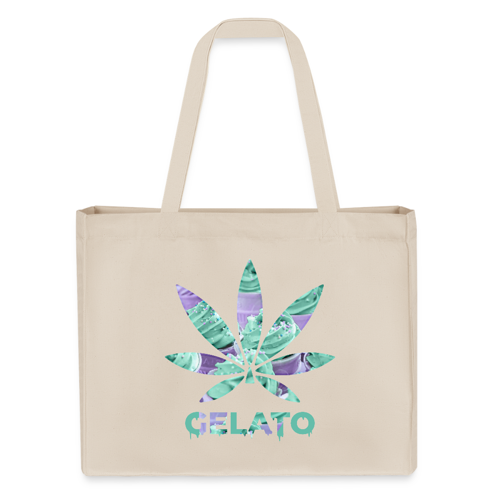 GELATO recycelter Shopping Bag - Naturweiß