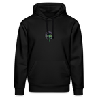 GLOW GARDEN Unisex Bio-Hoodie - Schwarz