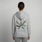 SOUR DIESEL Oversized Unisex Bio-Hoodie - Grau meliert