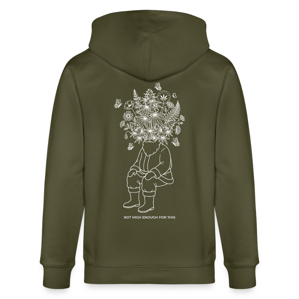 NOT HIGH ENOUGH Unisex Bio-Kapuzenjacke - Khaki