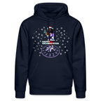 HI SANTA Unisex Bio-Hoodie - French Navy