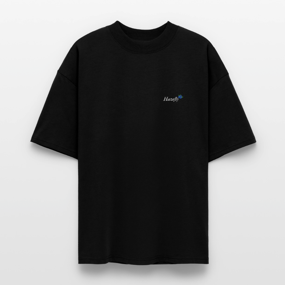 TRUE BERRY Oversized Unisex Bio T-Shirt - Schwarz
