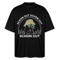 SCHON GUT Unisex Oversized Bio-T-Shirt - Schwarz