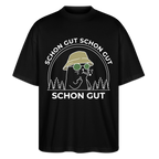 SCHON GUT Unisex Oversized Bio-T-Shirt - Schwarz