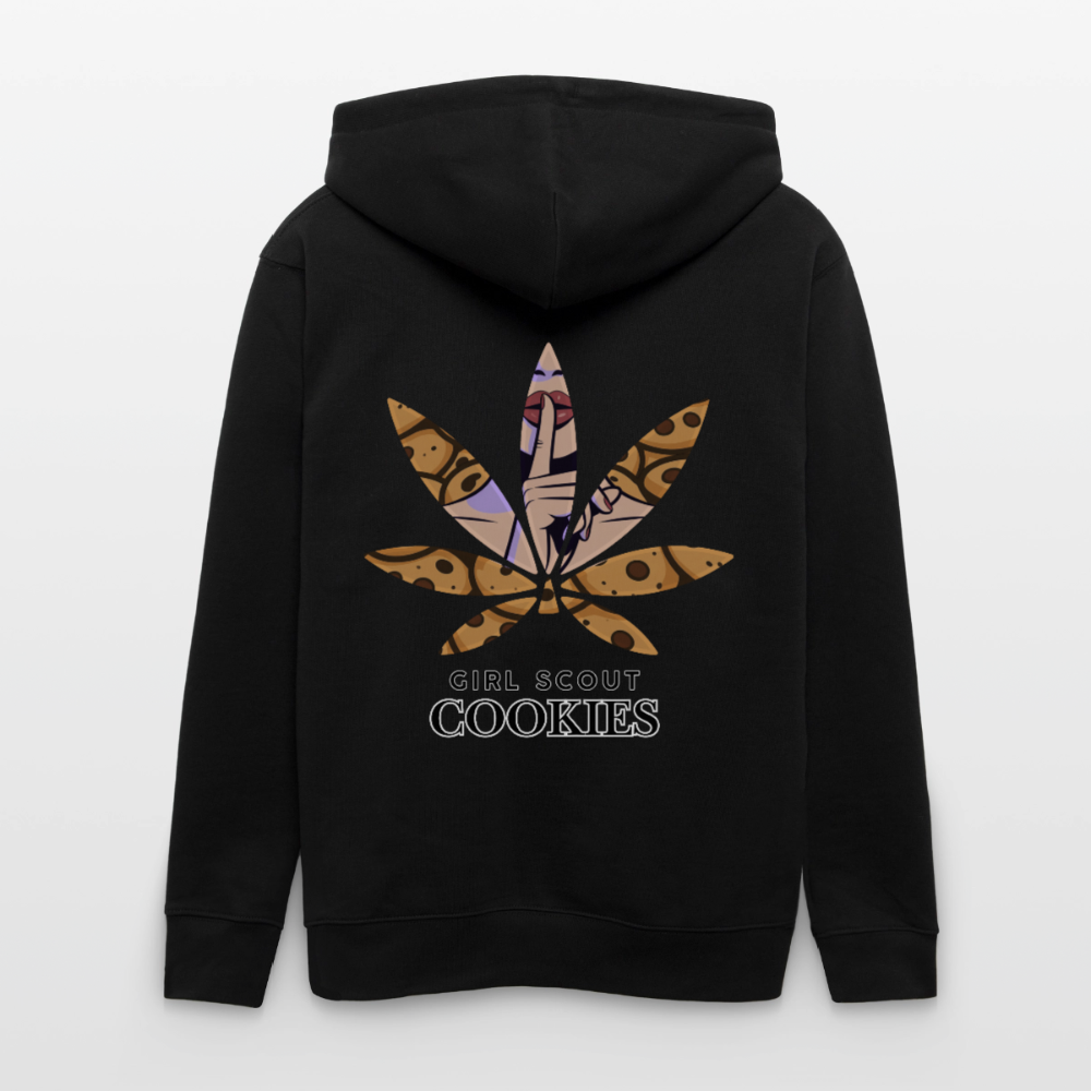 GIRL SCOUT COOKIES Unisex Bio-Kapuzenjacke - Schwarz