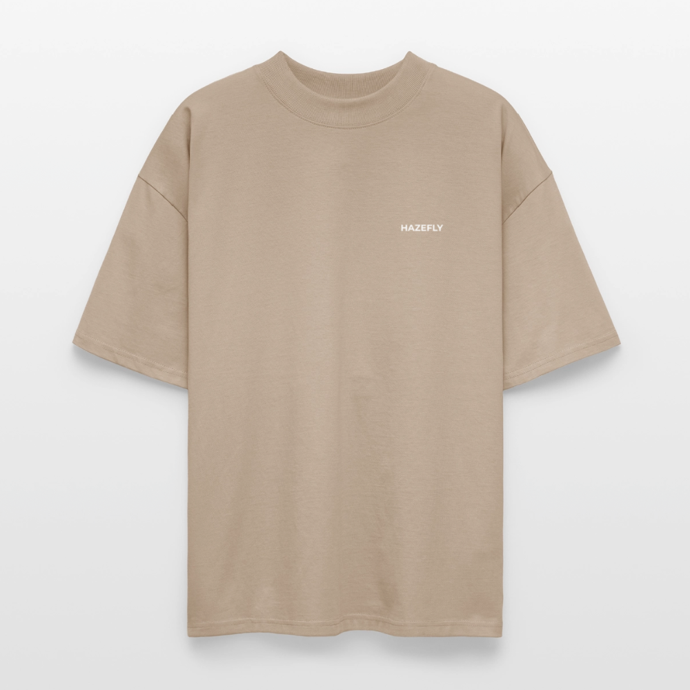 HF SIGNATURE Oversized Unisex Bio T-Shirt - Steingrau