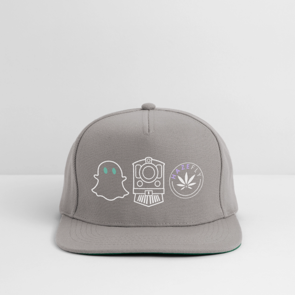 GHOST TRAIN Snapback Cap - Graphit/Graphit